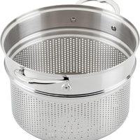 Hestan - Provisions 8 Qt Silver Stainless Steel Pasta Insert - 71048