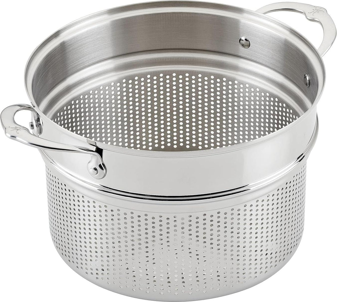 Hestan - Provisions 8 Qt Silver Stainless Steel Pasta Insert - 71048