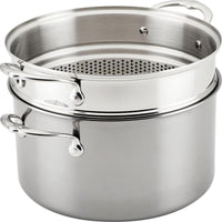 Hestan - Provisions 8 Qt Silver Stainless Steel Pasta Insert - 71048