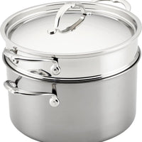 Hestan - Provisions 8 Qt Silver Stainless Steel Pasta Insert - 71048