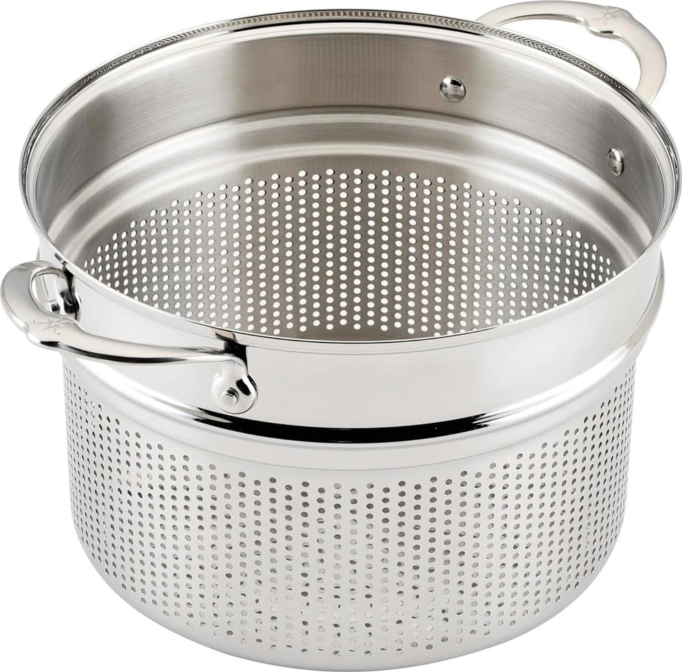 Hestan - Provisions 8 Qt Silver Stainless Steel Pasta Insert - 71048