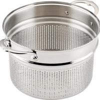 Hestan - Provisions 8 Qt Silver Stainless Steel Pasta Insert - 71048