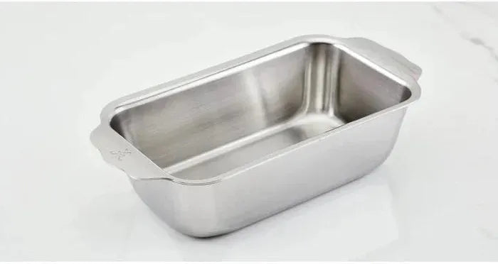 Hestan - Provisions 9" x 5" OvenBond Tri-ply Stainless Steel 1-Pound Loaf Pan - 48825-C