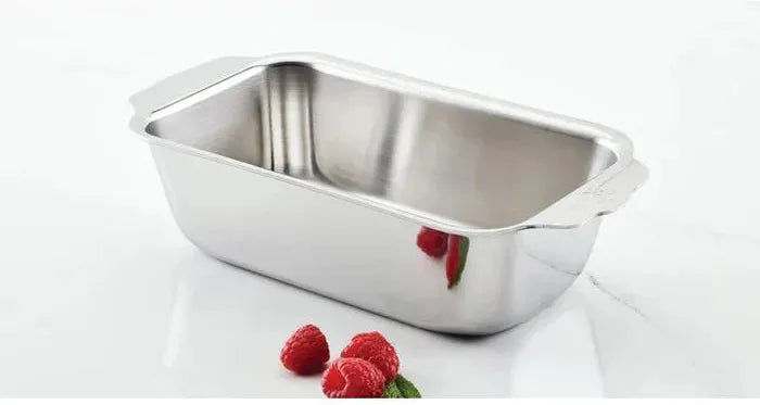 Hestan - Provisions 9" x 5" OvenBond Tri-ply Stainless Steel 1-Pound Loaf Pan - 48825-C