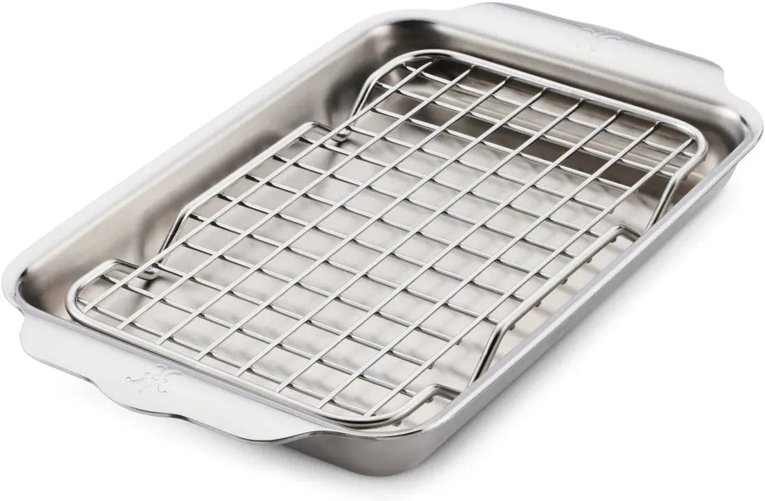 Hestan - Provisions 9" x 6" Stainless Steel OvenBond Eighth Sheet Pan - 54317-C