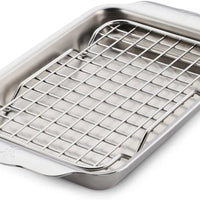 Hestan - Provisions 9" x 6" Stainless Steel OvenBond Eighth Sheet Pan - 54317-C