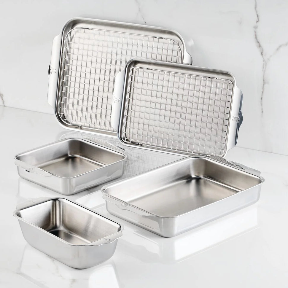 Hestan - Provisions Ovenbond 7 Pc Stainless Steel Bakeware Set - 50421-C