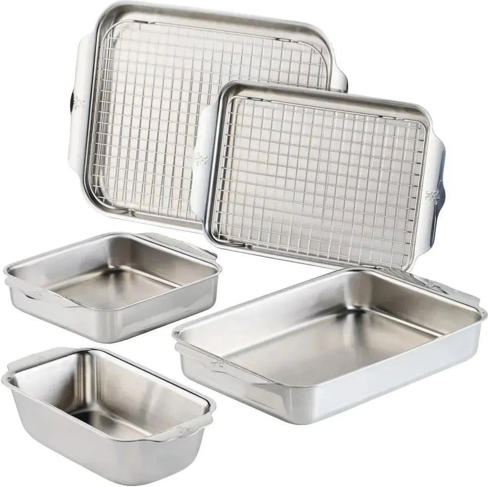 Hestan - Provisions Ovenbond 7 Pc Stainless Steel Bakeware Set - 50421-C