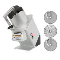 Hobart - 1/2 HP Full Moon Pusher Continuous Feed Food Processor with 3 Disc Blades - FP150-1A