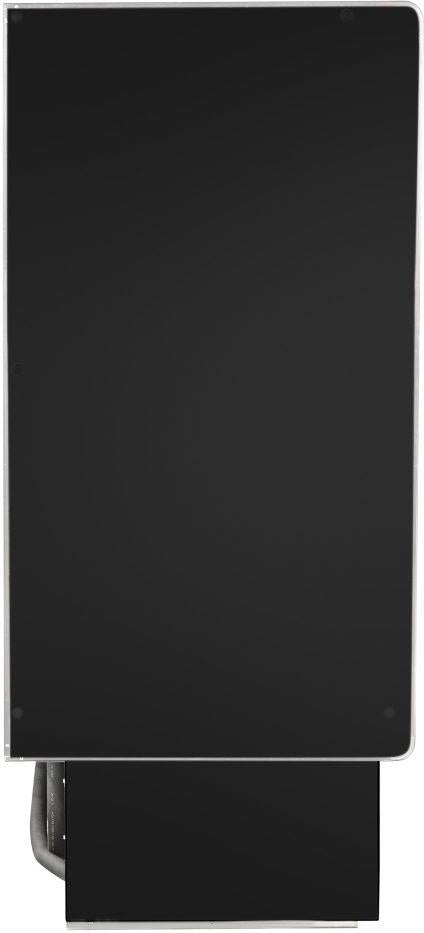 Howard-McCray - 75" Black Vertical Dairy Open Air Merchandiser - SC-OD35E-6-B-LED