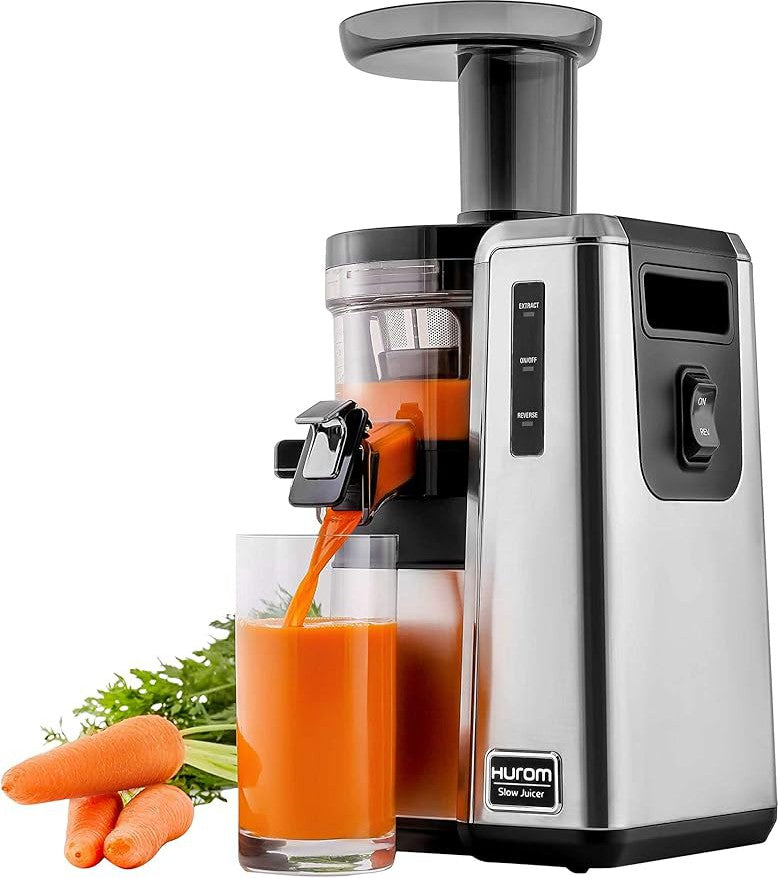 Hurom - 8.1" Silver Slow Juicer - HZ-SBB17