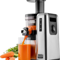 Hurom - 8.1" Silver Slow Juicer - HZ-SBB17