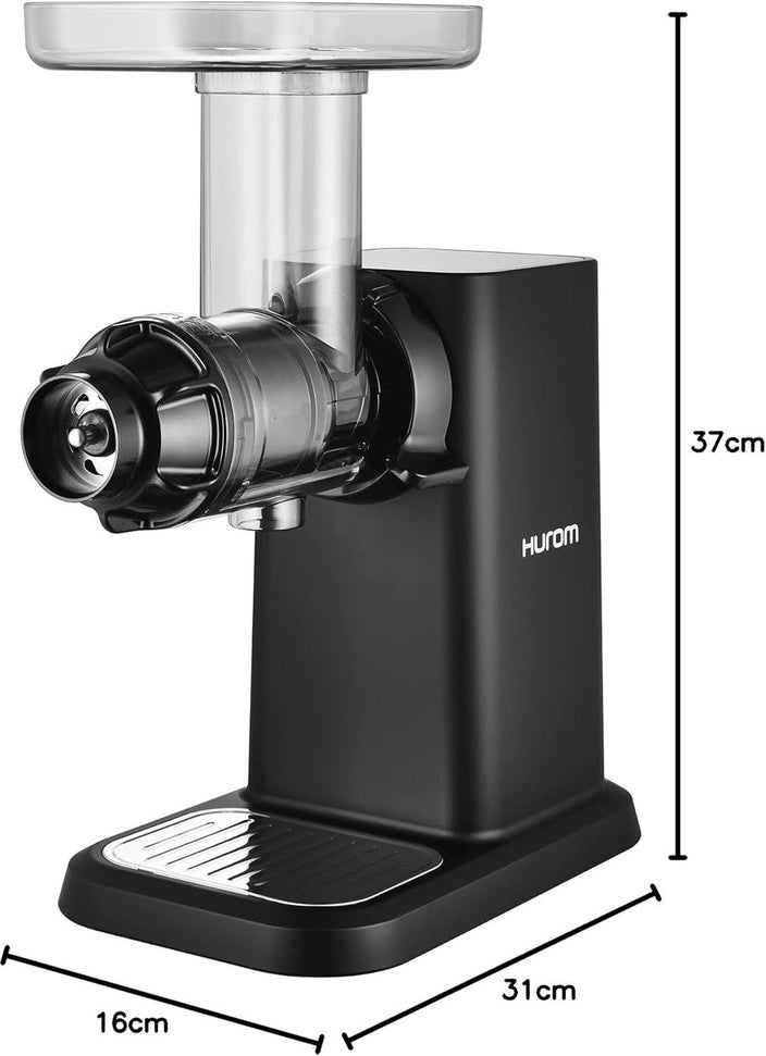 Hurom - Black Horizontal Vegetable and Fruit Juicer - GI-BBB08