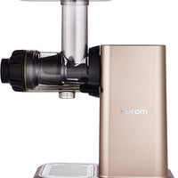 Hurom - Champagne (Rose Gold) Horizontal Vegetable and Fruit Juicer - GI-LBB08
