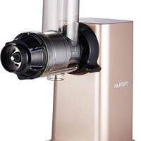 Hurom - Champagne (Rose Gold) Horizontal Vegetable and Fruit Juicer - GI-LBB08