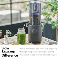 Hurom - H310A Charcoal Slow Juicer - H310A-BBC04CL