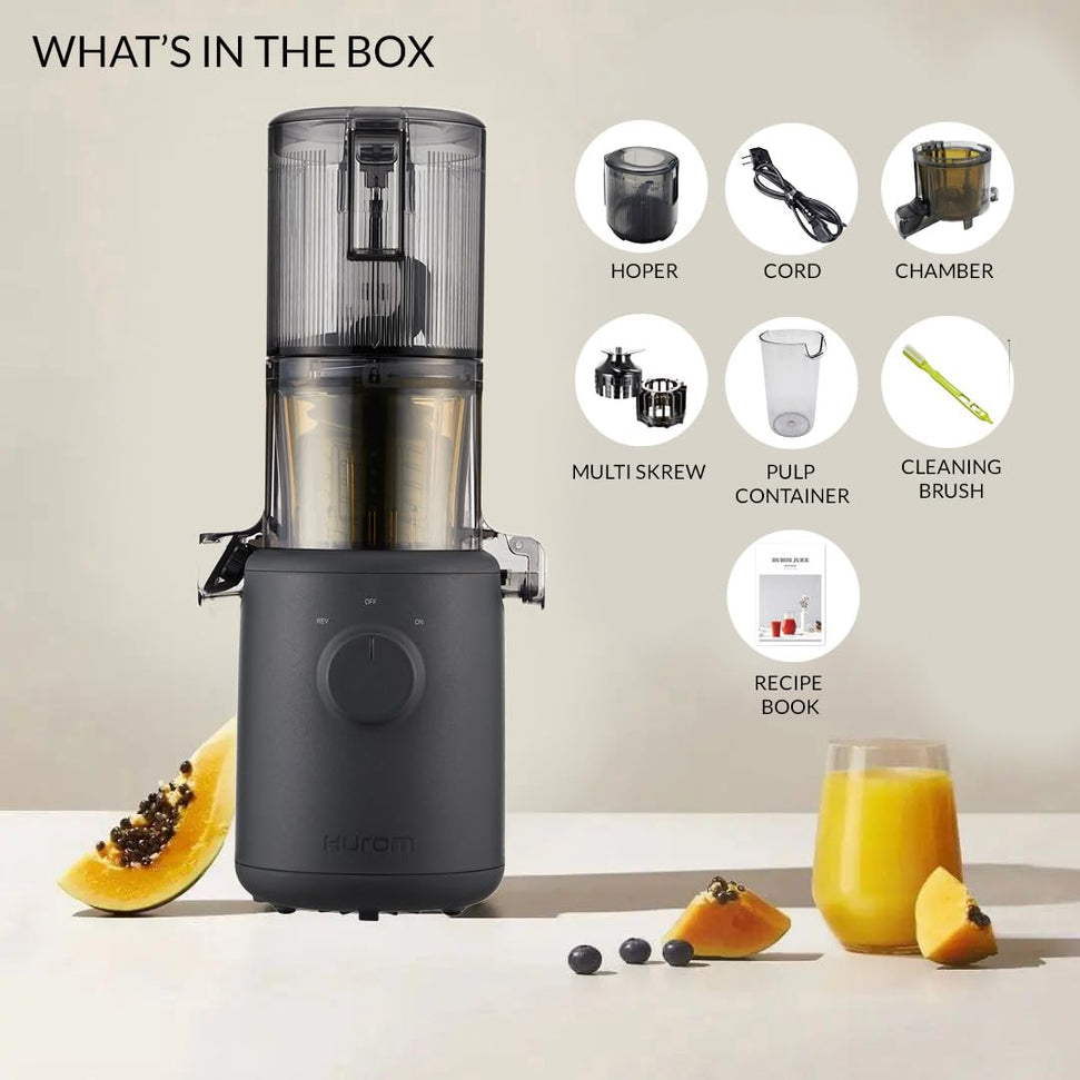 Hurom - H310A Charcoal Slow Juicer - H310A-BBC04CL