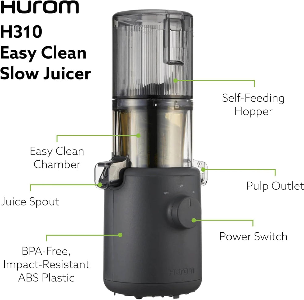 Hurom - H310A Charcoal Slow Juicer - H310A-BBC04CL
