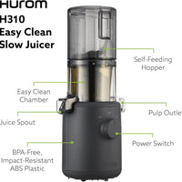 Hurom - H310A Charcoal Slow Juicer - H310A-BBC04CL