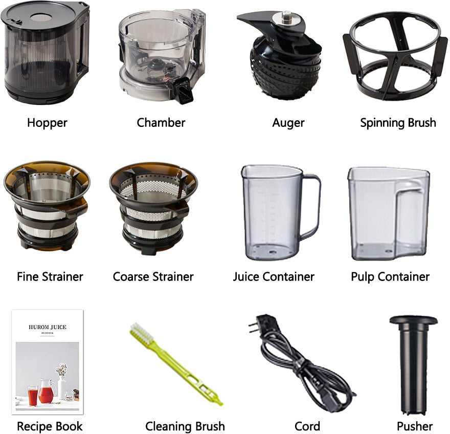 Hurom - H320 Dark Green/Kale Slow Juicer - H320N-BBS01DG