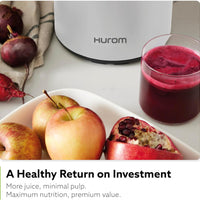 Hurom - H400 White Slow Juicer - H400-BBC05WW