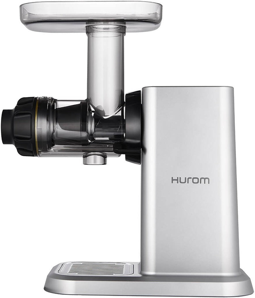 Hurom - Silver Horizontal Vegetable and Fruit Juicer - GI-SBB08