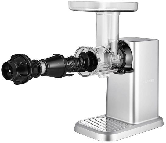 Hurom - Silver Horizontal Vegetable and Fruit Juicer - GI-SBB08