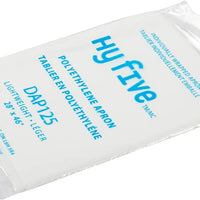 Hy-Five - 28" x 46" White 1.25 Mil Apron, 10x100/Pk - DAP125