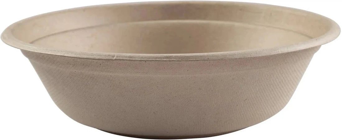 Hy-Pax - 32 Oz Tan Compostable Bowl, 300/Cs - TB-32