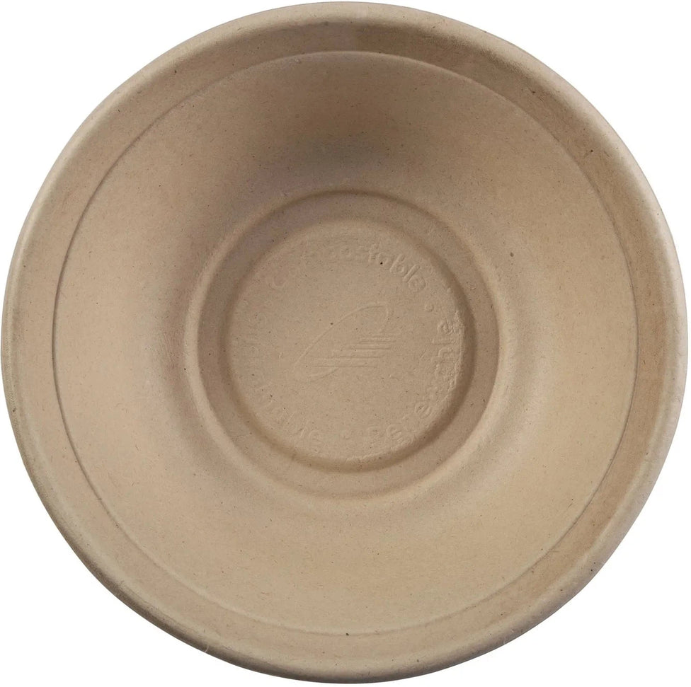 Hy-Pax - 32 Oz Tan Compostable Bowl, 300/Cs - TB-32