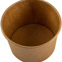 Hy-Pax - 8 Oz Paper Kraft Container, 100/Cs - HPE-PBWL08