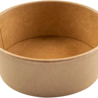 Hy-Pax - 8" x 3" Kraft Paper Bowl, 300/Cs - HPE-PBWL26