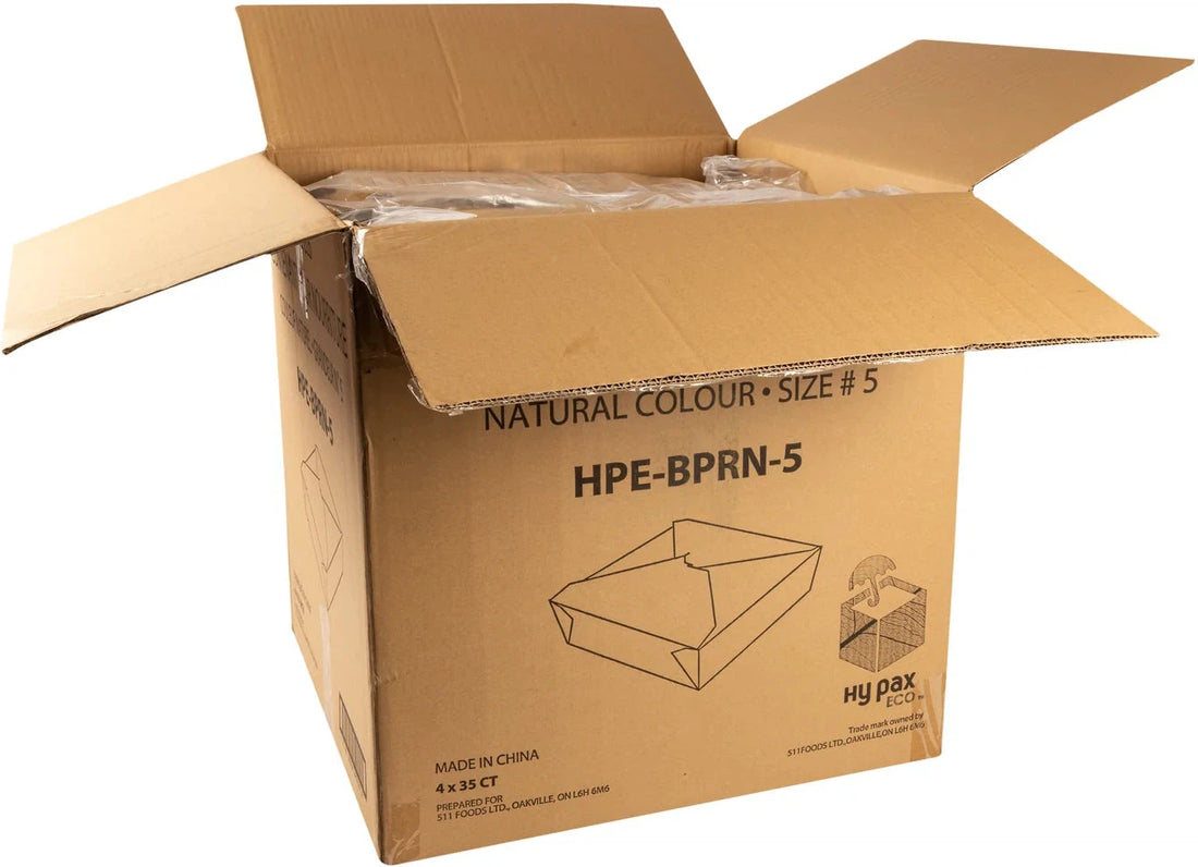 Hy-Pax - Natural Take Out Container, 140/Cs - HPE-BPRN-5