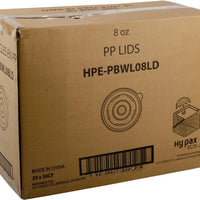 Hy-Pax - PP Lid For 8 Oz Paper Container, 1000/Cs - HPE-PBWL08LD