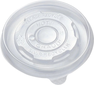 Hy-Pax - PP Lid For 8 Oz Paper Container, 1/1000/Pk - HPE-PBWL08LD