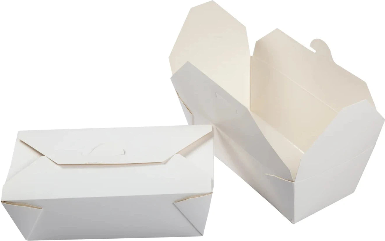 Hy-Pax - White Take Out Container, 50/4Pk - HPE-BPRW-9