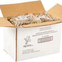 Hy-Stix - 4" Bamboo Knotted Skewer, 1000/Cs - 82-084KN-RP