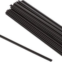 Hy-Stix - 7" Plastic Brown Flat Coffee Stirrer, 850/Box - HSCS-7BR