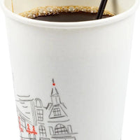 Hy-Stix - 7" Plastic Brown Flat Coffee Stirrer, 850/Box - HSCS-7BR