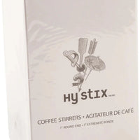 Hy-Stix - 7" Wooden Round End Coffee Stirrers , 1000/Box - 80-414C