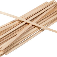 Hy-Stix - 7" Wooden Round End Coffee Stirrers , 1000/Box - 80-414C