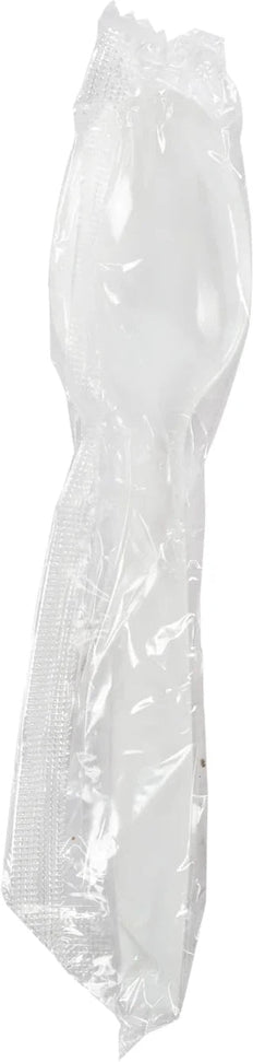Hy-Stix - White Individually Wrapped Teaspoon, 1000/Cs - HS-IWTPSMW-WT