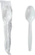 Hy-Stix - White Individually Wrapped Teaspoon, 1000/Cs - HS-IWTPSMW-WT
