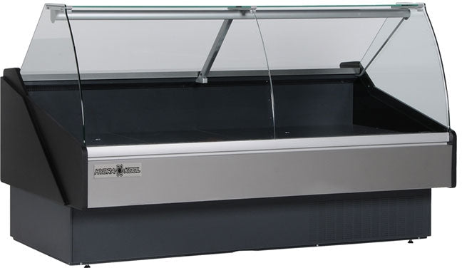 Hydra-Kool - 100" Fresh Meat Case Curved Glass Remotely Cooled- KFM-CG-100-R