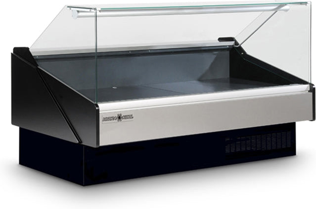 Hydra-Kool - 100" Fresh Meat Case Flat Glass Remotely Cooled - KFM-FG-100-R