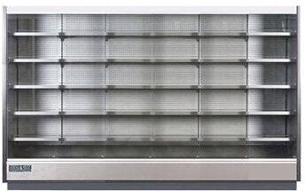 Hydra-Kool - 147" Gray Remote Vertical Open Air Merchandiser With 5 Shelves - KGV-MO-6-R