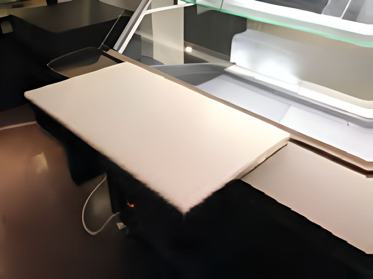 Hydra-Kool - 25" x 14" Polyethylene White Cutting Board, For KPM & KFM Cases - KT006A - DISCONTINUED