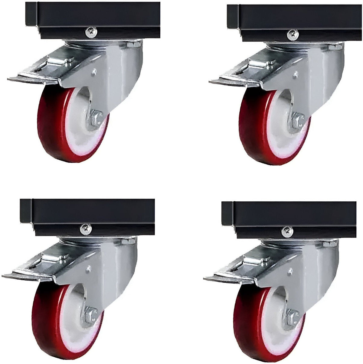 Hydra-Kool - 3.6" Stainless Steel Locking Casters For KPM, KFM, KGL-OF, KGH, & KBD Cases (40”, 50”, 60” & 80”), Pack of 4 - KT002A - DISCONTINUED