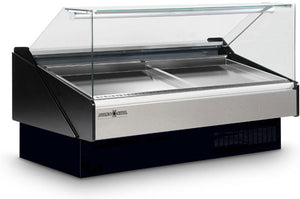 Hydra-Kool - 40" Seafood Case Flat Glass Remotely Cooled - KFM-SF-40-R