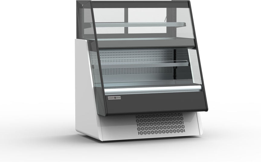 Hydra-Kool - 60" Grab And Go Over Under Display Case Self-Contained - KGL-OU-60-S